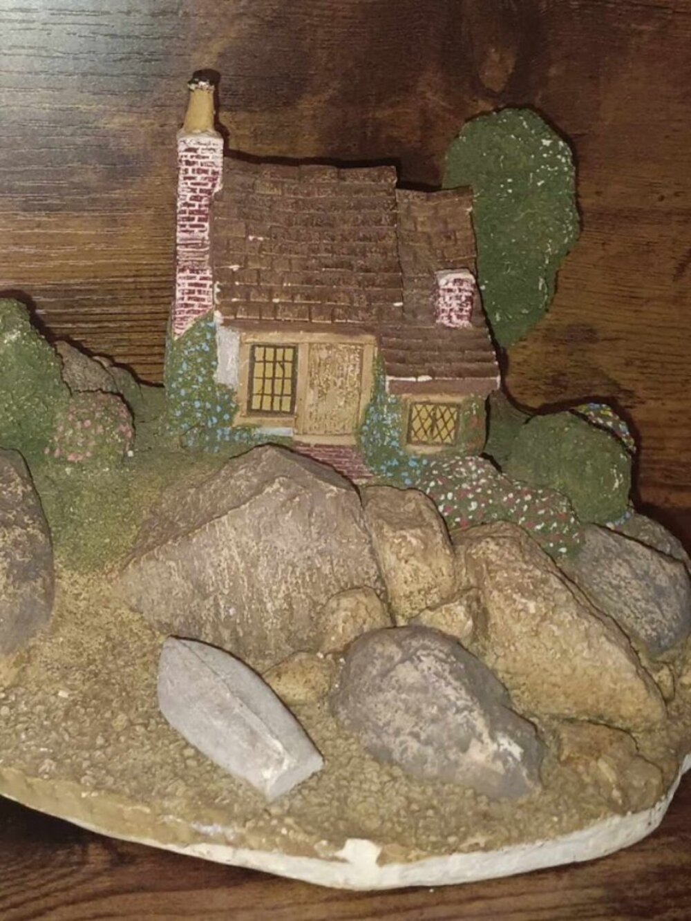 Vintage Village Lights by John Hopkins Captain Alan Saunders Seacoast Cottage